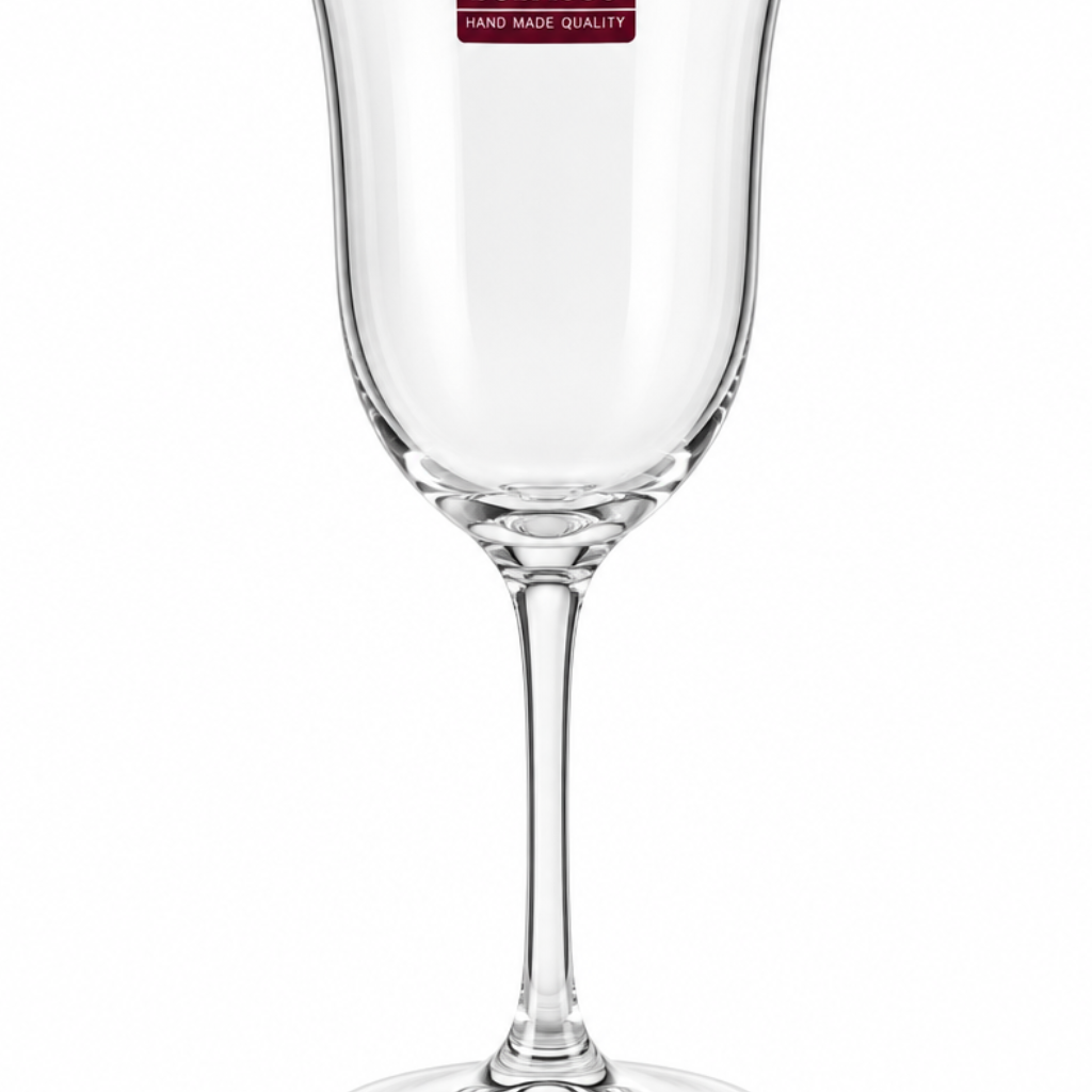 Bubacco Clear Wine Glass with Stem – 250ml