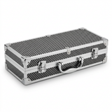 Metal BBQ Tools Set with Carrying Box Silver & Black
