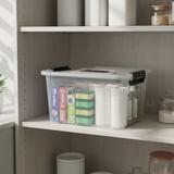 Marcola Plastic Storage Box with Lid and Handles - 43 Liter