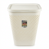 Curver Plastic Laundry Basket with Lid - 55 Litres