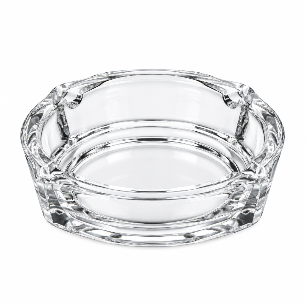 Round Glass Ashtray - 10cm
