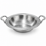 Stainless Steel Pan with Two Handles Silver - 24cm