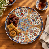 M.E.W Round Ceramic Platter - 14 Inch