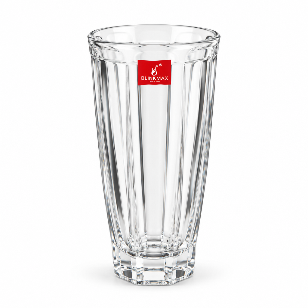 Blinkmax Clear Fluted Juice Glass – 265ml