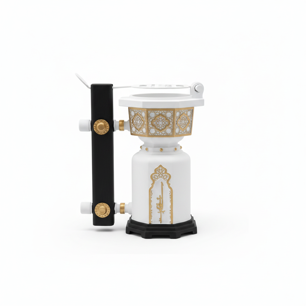 Chalk Incense Burner White - 15×9cm