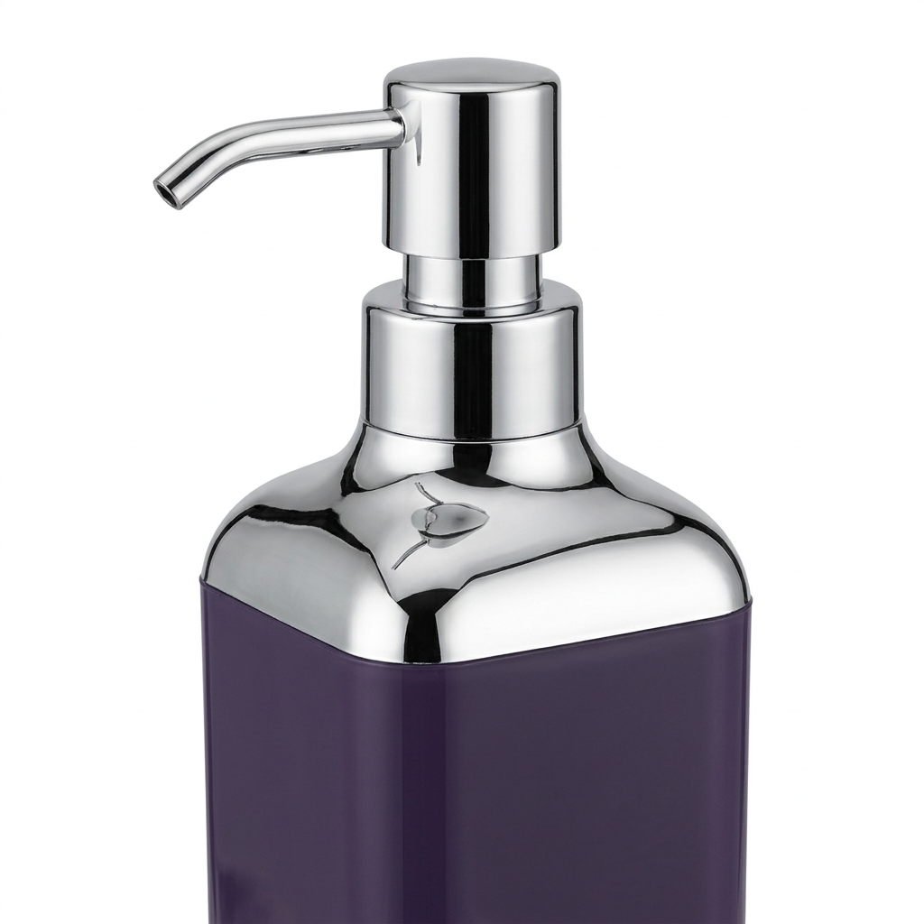 Acrylic Liquid Soap Dispenser Purple - 400ml