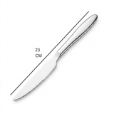 Stainless Steel Knife Set of 6 - 23cm Silver