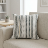 Striped Square Cushion - 40×40cm
