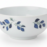 Henlee White & Blue Melamine Soup Bowl - 4.5 Inch