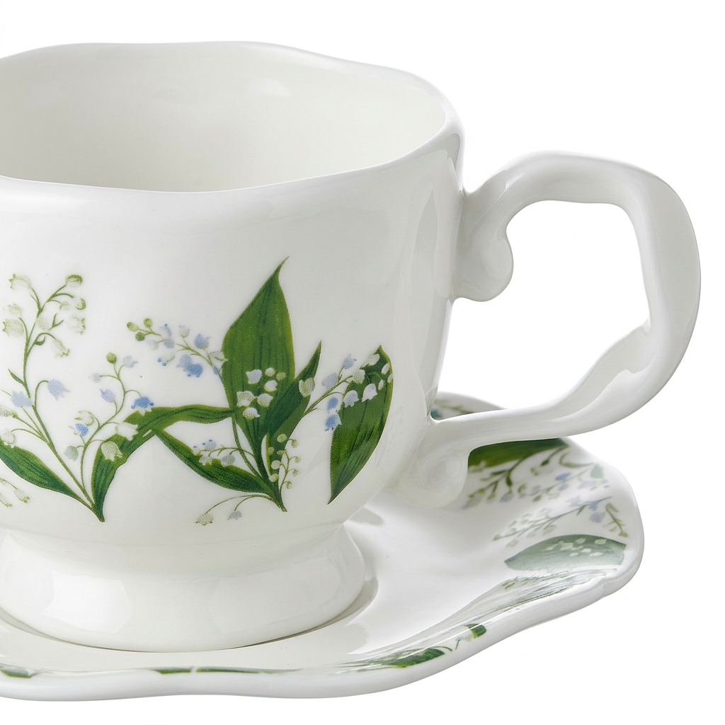 Ceramic Cup and Saucer Set - 300ml