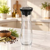 Clear Glass Spices Storage Jar with Lid – 1.5 Litres