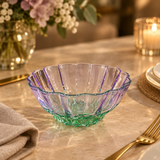 Fluted Glass Bowl - 15cm
