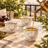 Pilsco 12 Piece Ceramic Cawa Cup Set - 110ml