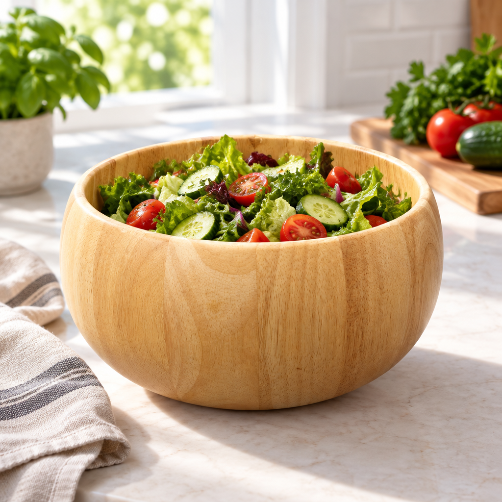 Billi Wooden Salad Bowl - 31cm