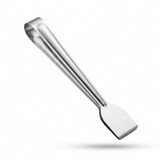 Classy Touch Metal Kitchen Tong Silver - 9 Inch