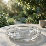 Blinkmax Round Glass Ashtray - 16cm