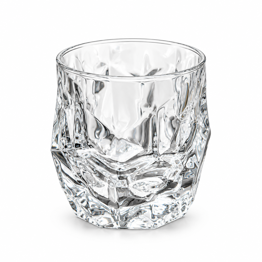 Faceted Glass Tumbler - 300ml