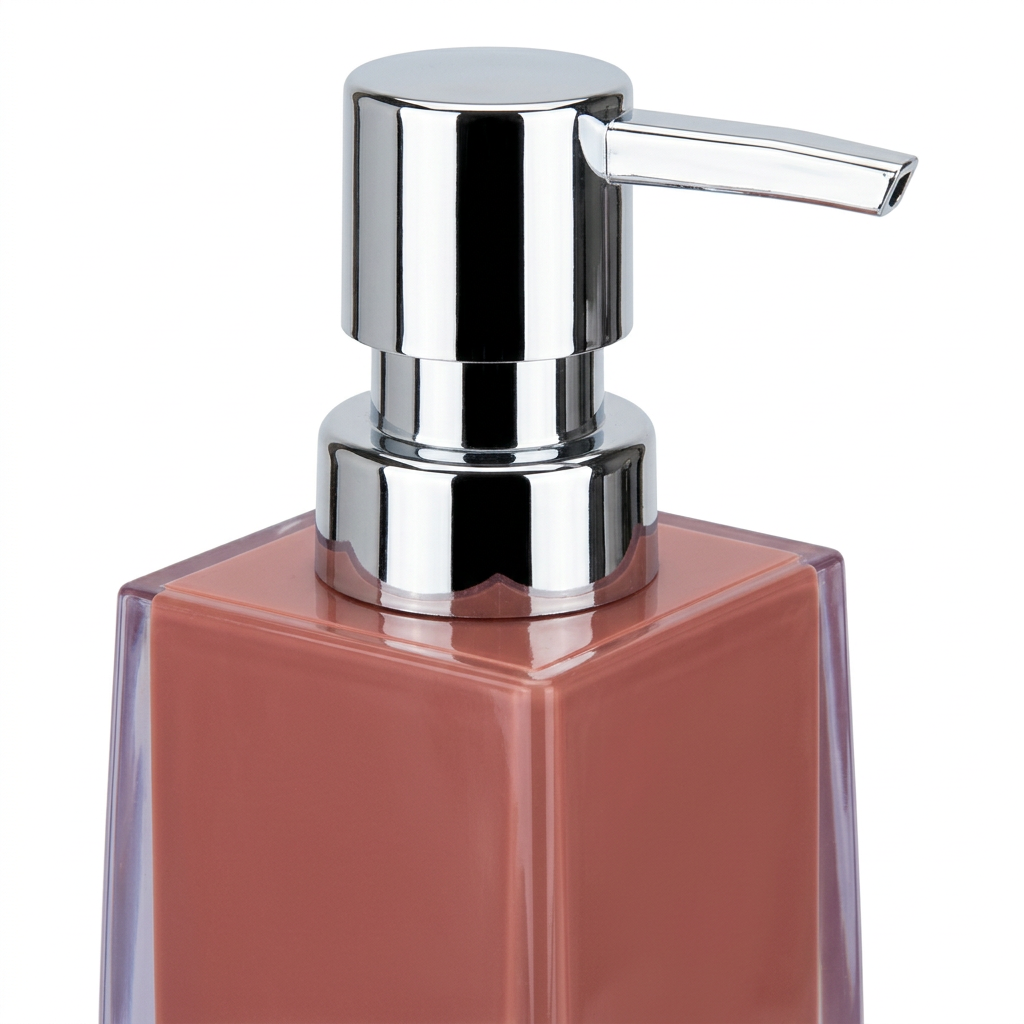 Acrylic Liquid Soap Dispenser Dusty Rose - 400ml
