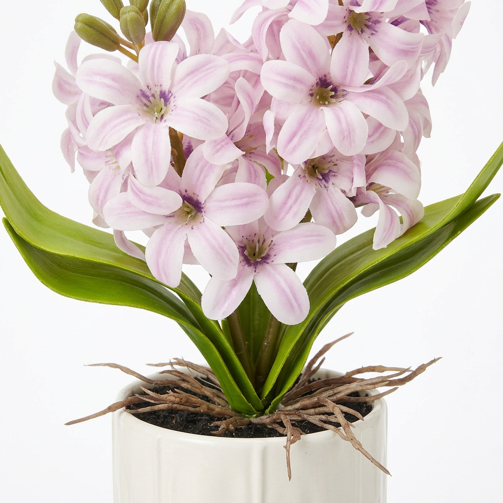 Artificial Flower Plant with Ceramic Pot Pink - 30cm