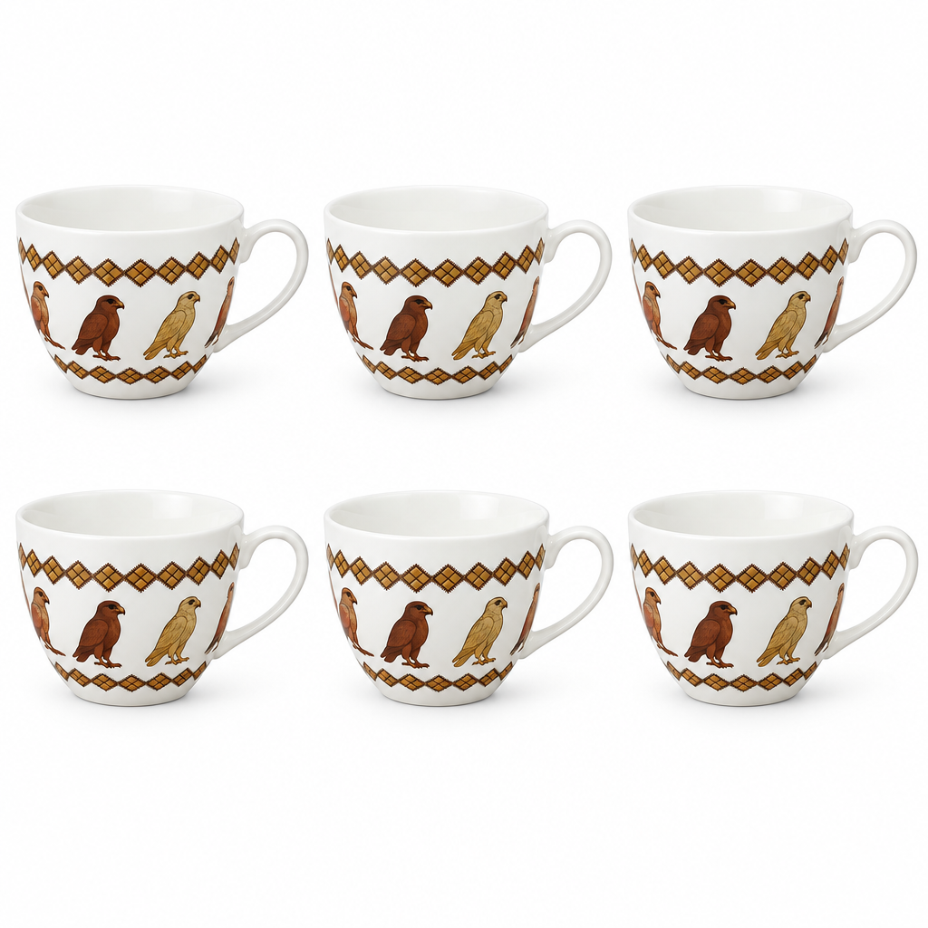 Hamid 6-Piece Tea Cup Set - 200ml