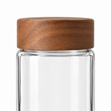 Housemart Glass Jar with Wooden Lid - 450ml