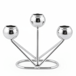 3 - Way Silver Metal Candle Holder | Globe Cup Candelabra | 10×14cm - Al Kabayel Discount Centre3 - Way Silver Metal Candle Holder | Globe Cup Candelabra | 10×14cmHome Décor AccentsAKDCAl Kabayel Discount Centre