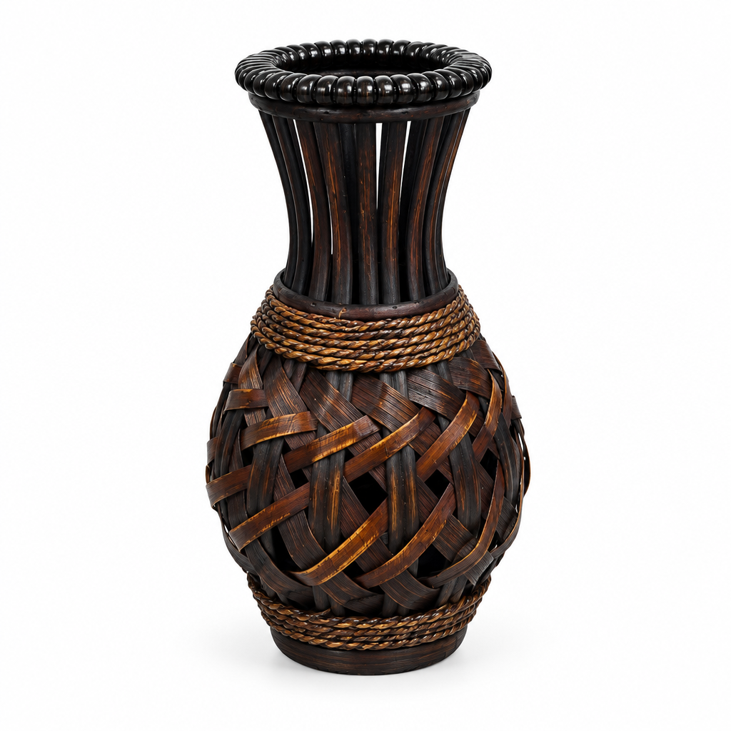 Decorative Bamboo Vase - 30cm