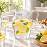 HS Clear Acrylic Jug with Lid – 1200 ml