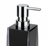 Acrylic Liquid Soap Dispenser Black - 400ml