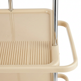 4-Layer Plastic Shoe Rack Beige - 65×30cm