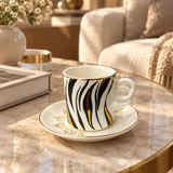 Luxehome Cup & Saucer Set - 160ml
