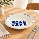 Slama Ceramic Flat Plate Off-White - 26cm