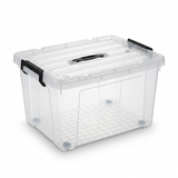Plastic Storage Box with Lid & Handle – 30 Litres