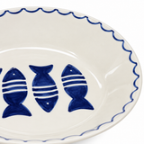 Slama Ceramic Flat Plate Off-White - 26cm