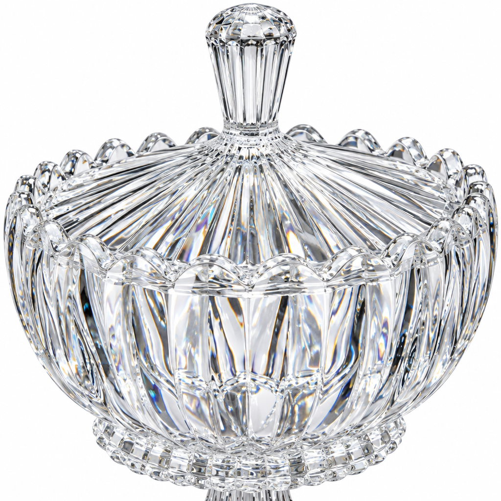 MEW Glass Footed Candy Bowl – 17x14cm