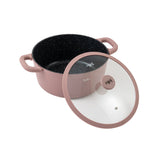 Julia Casserole Set 8Pcs – Dusty Rose - Durable Die-Cast Aluminum - Non-Stick