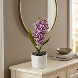 Artificial Flower Plant with Ceramic Pot Purple - 30cm