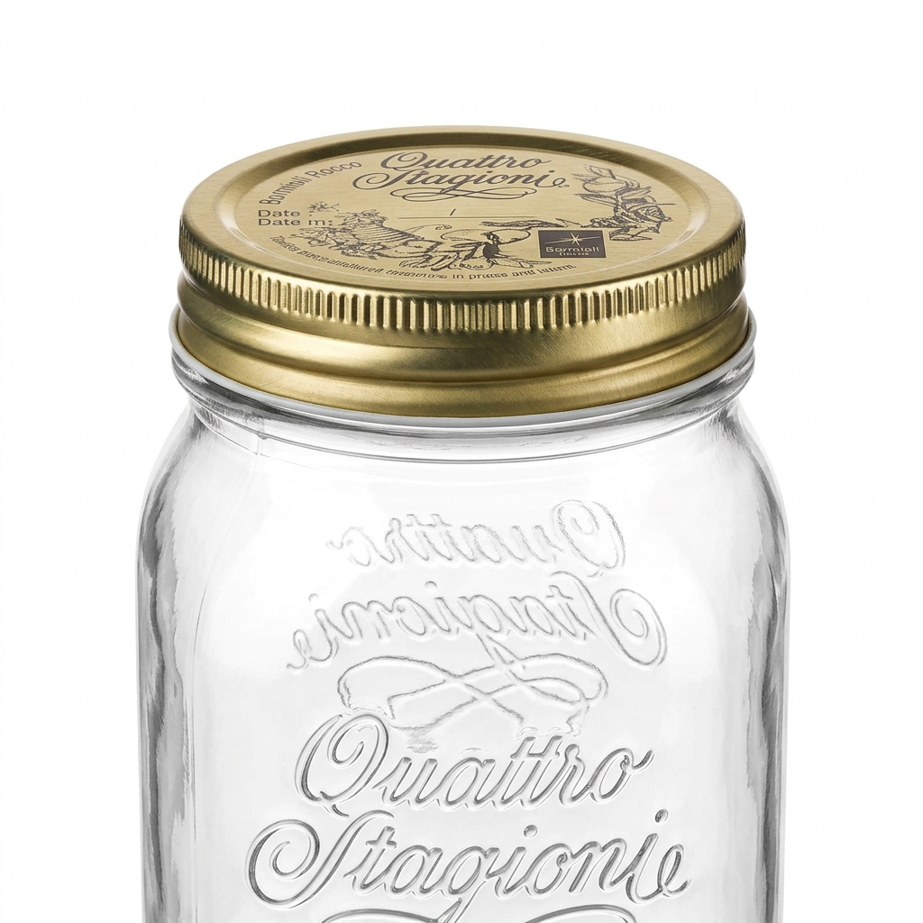 Bormioli Rocco Glass Storage Jar - 1 Litre