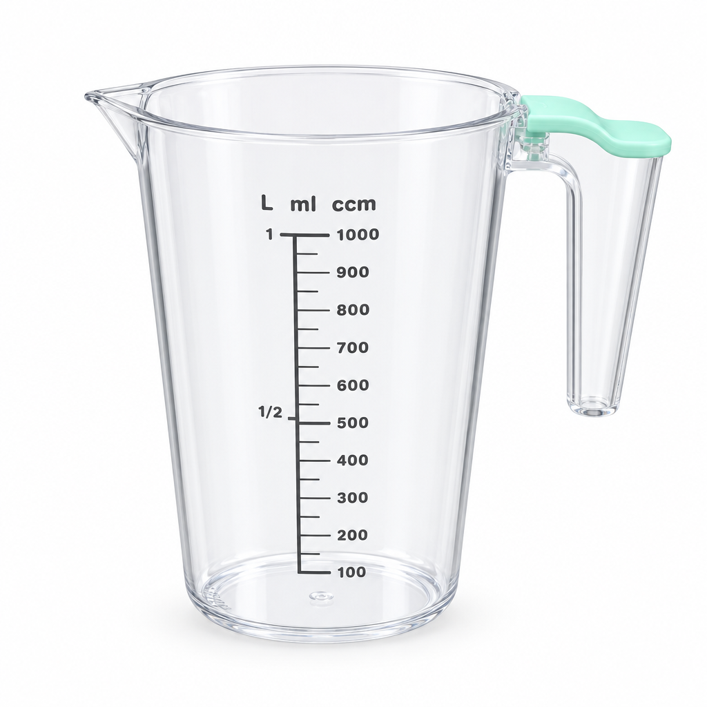 PC Plastic Measuring Jug - 1000ml