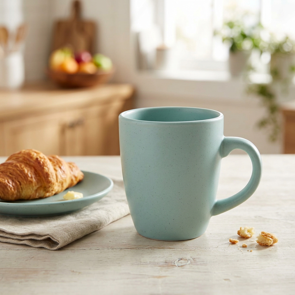 Royalford Ceramic Mug Teal - 355ml