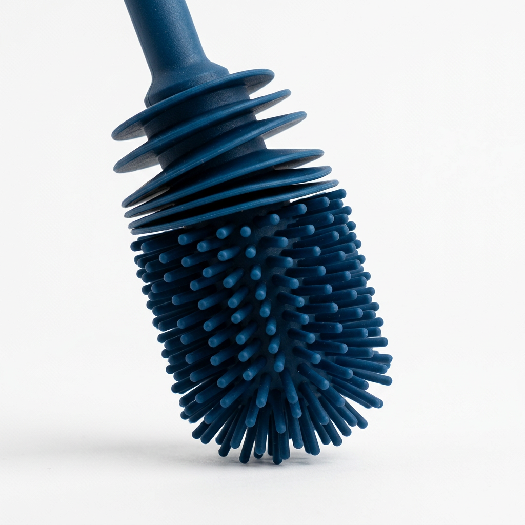 Nautilus Silicone Bottle Brush Blue - 35cm
