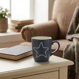 Royalford Ceramic Mug Navy Blue - 380ml