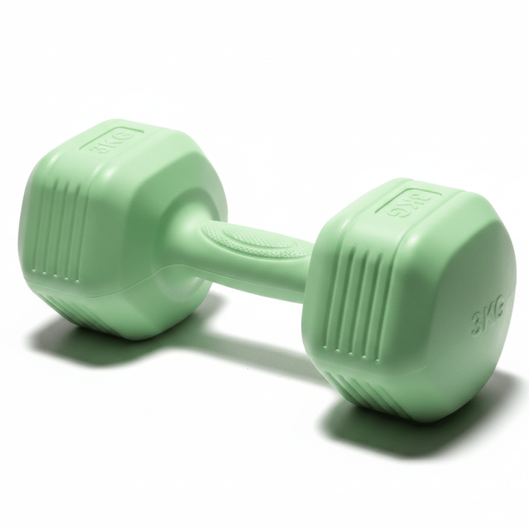 3KG Green Vinyl Dumbbell – Home & Gym Fitness Weight - Al Kabayel Discount Centre3KG Green Vinyl Dumbbell – Home & Gym Fitness WeightSportsAKDCAl Kabayel Discount Centre