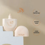 Estelin Pore Barrier Tinted Collagen & Peptide Sunscreen SPF 50 PA++ — 60g