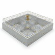4 - Piece Acrylic Crystal Candy Bowl Set with White Wooden Tray & Acrylic Lid — 24×24 cm - Al Kabayel Discount Centre4 - Piece Acrylic Crystal Candy Bowl Set with White Wooden Tray & Acrylic Lid — 24×24 cmJars & Food SaversAKDCAl Kabayel Discount Centre