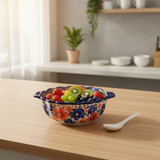 New East Sun Ceramic Bowl with Handles - 9.5 Inch