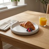 Ceramic Plate Light Grey - 21cm