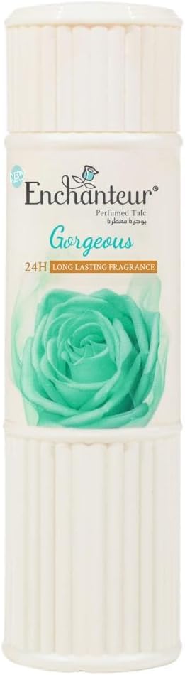 Enchanteur Gorgeous Talc, Fragrance Powder, 125g
