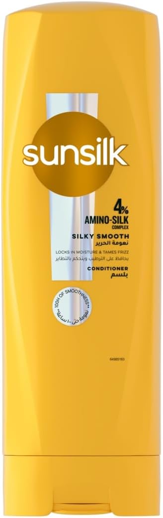 Sunsilk Conditioner, Silky Smooth, for instantly stronger and touchably smoother hair, 350ml