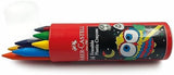 Faber-Castell Erasable Plastic Crayons – 14 Colors in Cylinder Tube